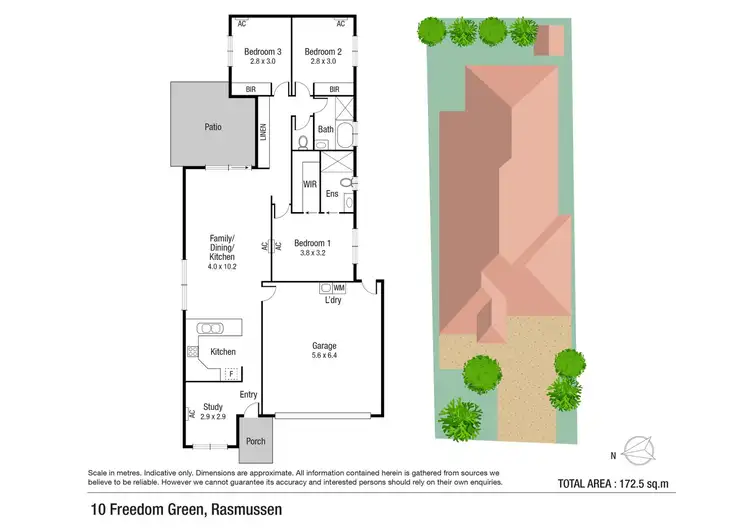 Floorplan of Homely house listing, 10 Freedom Green, Rasmussen QLD 4815