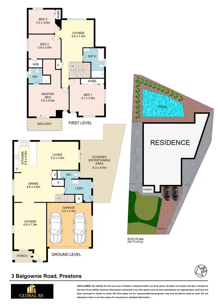 Floorplan of Homely house listing, 3 Balgownie Road, Prestons NSW 2170