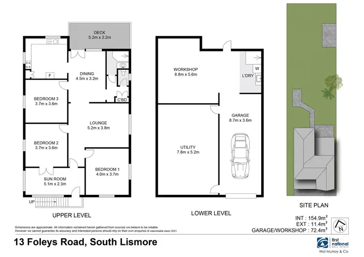 Floorplan of Homely house listing, 13 Foleys Road, South Lismore NSW 2480