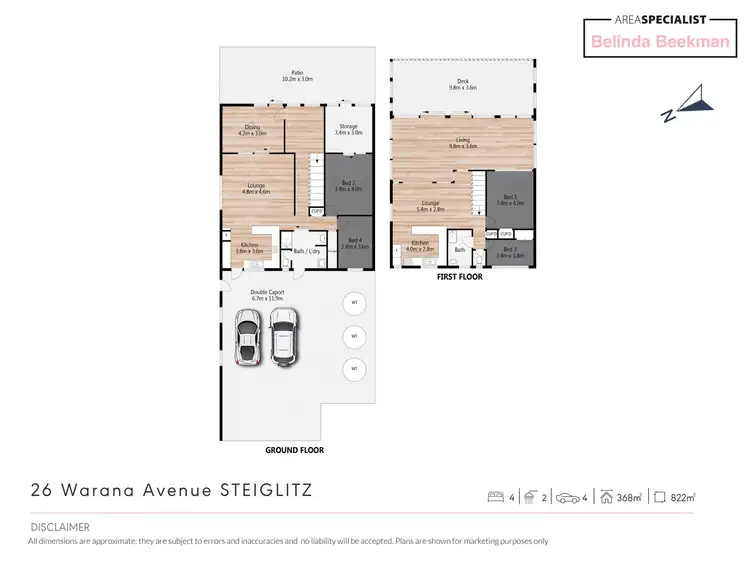 Floorplan of Homely house listing, 26 Warana Avenue, Steiglitz QLD 4207