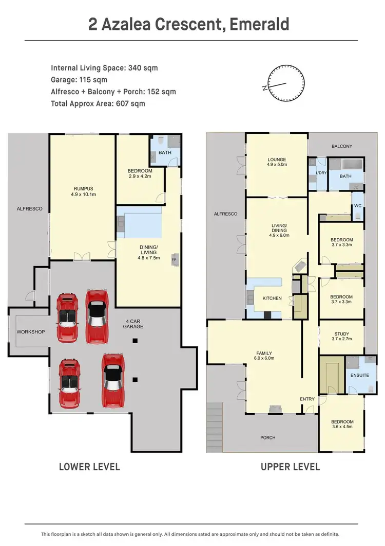 Floorplan of Homely house listing, 2 Azalea Crescent, Emerald VIC 3782