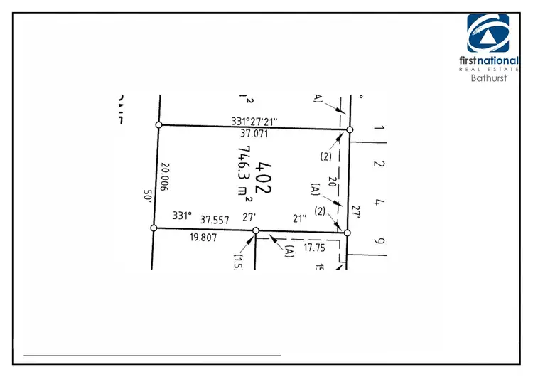 Floorplan of Homely land listing, 17 Keystone Rise, Kelso NSW 2795