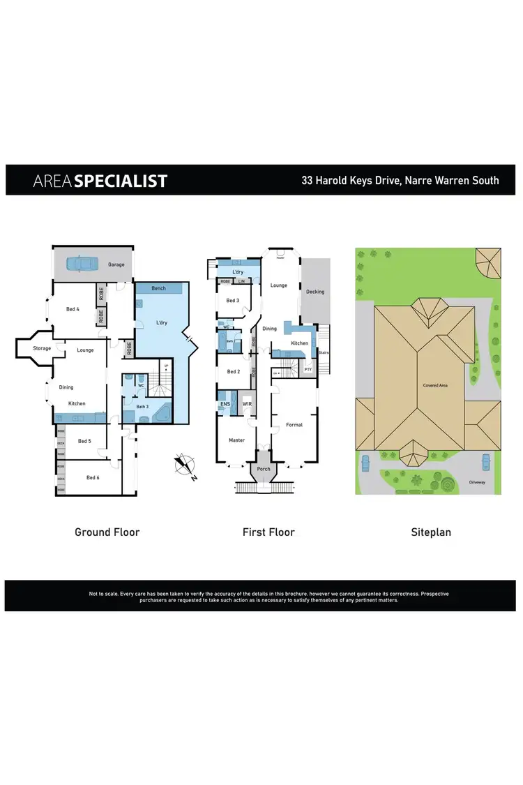 Floorplan of Homely house listing, 33 Harold Keys Drive, Narre Warren South VIC 3805