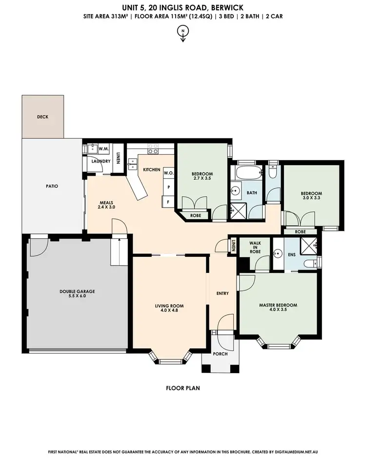 Floorplan of Homely house listing, 5/20 Inglis Road, Berwick VIC 3806
