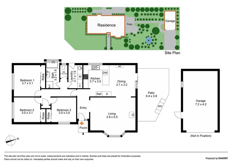 Floorplan of Homely house listing, 6 Marjorie Avenue, Sunbury VIC 3429