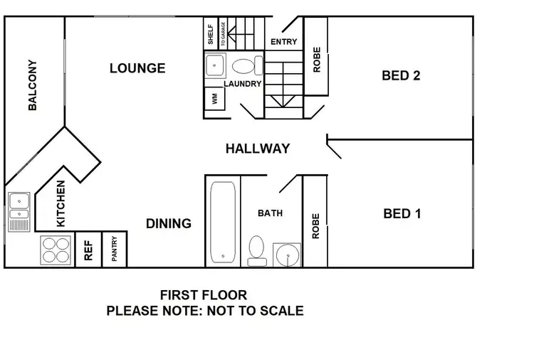Floorplan of Homely townhouse listing, 2/3 Penders, Jindabyne NSW 2627