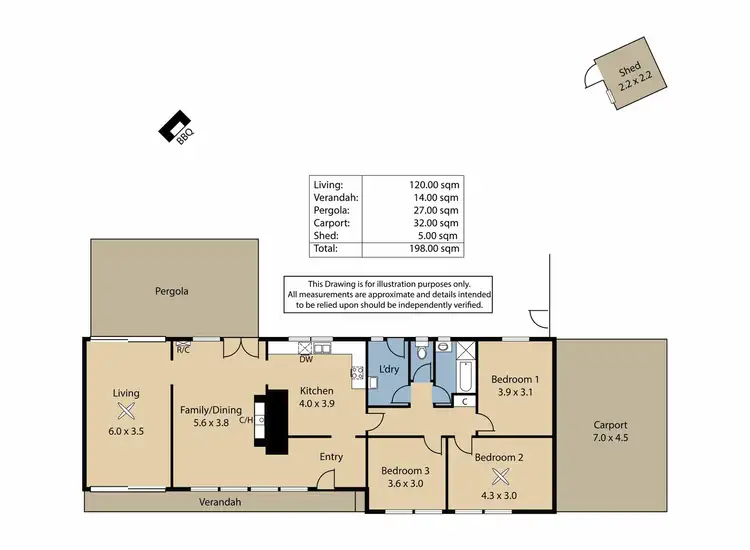 Floorplan of Homely house listing, 46 Duffield Street, Gawler East SA 5118