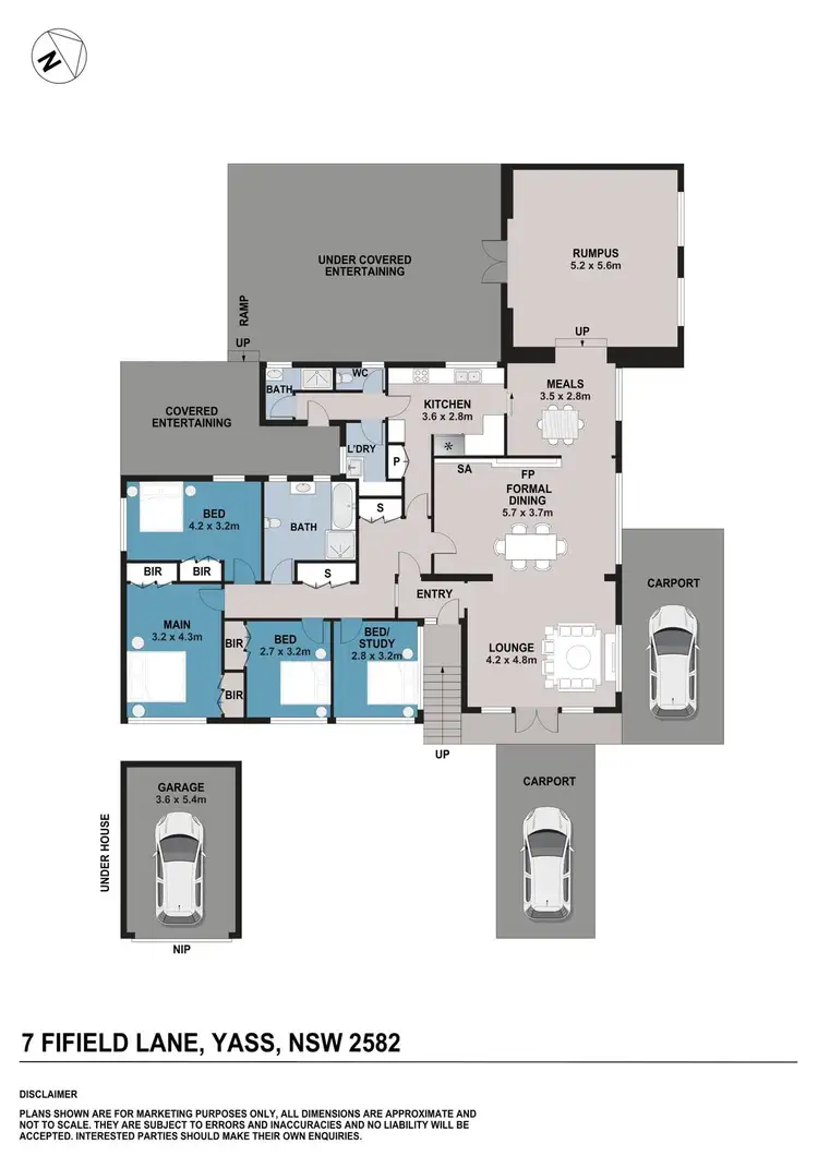Floorplan of Homely house listing, 7 Fifield Lane, Yass NSW 2582