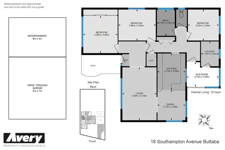 Floorplan of Homely house listing, 18 Southampton Avenue, Buttaba NSW 2283