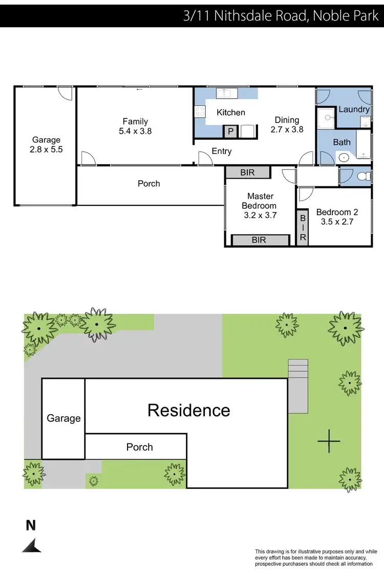 Floorplan of Homely unit listing, 3/11 Nithsdale Road, Noble Park VIC 3174