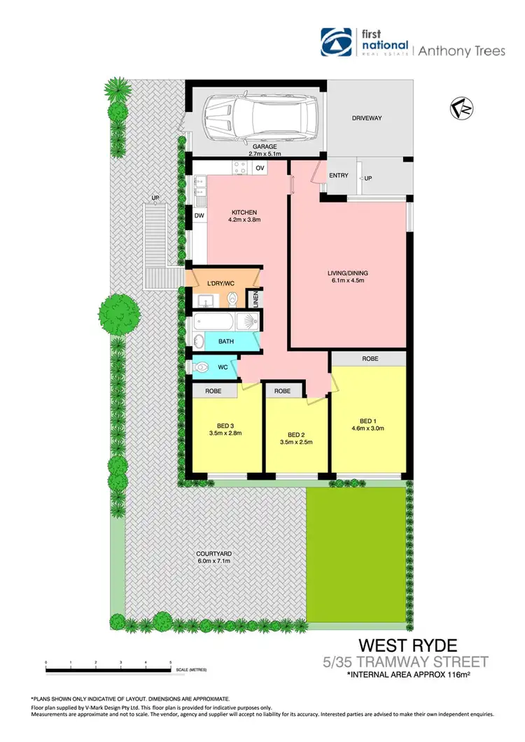 Floorplan of Homely villa listing, 5/35-37 Tramway Street, West Ryde NSW 2114