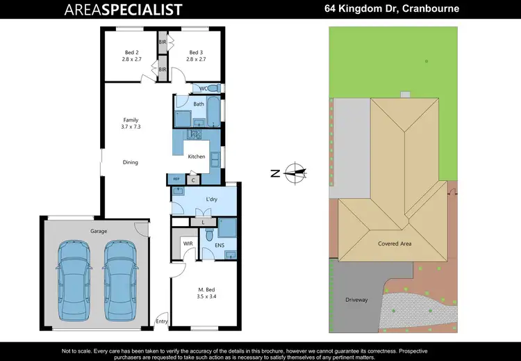 Floorplan of Homely house listing, 64 Kingdom Drive, Cranbourne VIC 3977