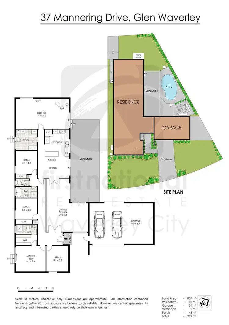 Floorplan of Homely house listing, 37 Mannering Drive, Glen Waverley VIC 3150