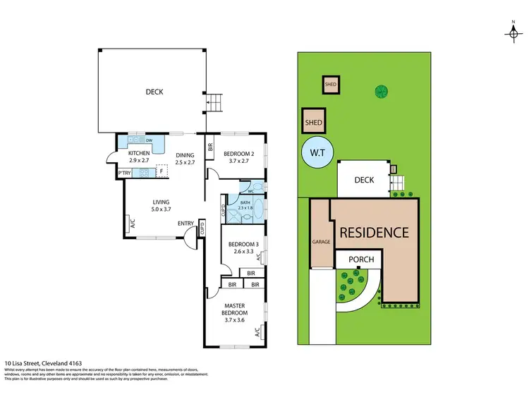 Floorplan of Homely house listing, 10 Lisa Street, Cleveland QLD 4163