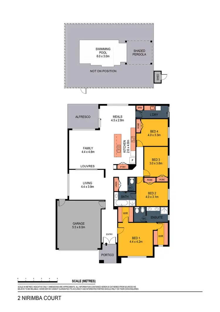 Floorplan of Homely house listing, 2 Nirimba Court, Ascot VIC 3551