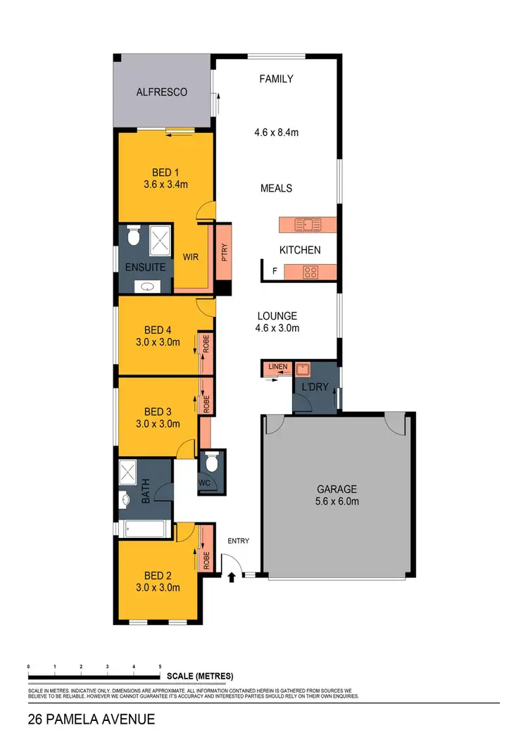 Floorplan of Homely house listing, 26 Pamela Avenue, Jackass Flat VIC 3556