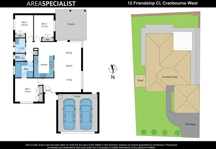 Floorplan of Homely house listing, 12 Friendship Close, Cranbourne West VIC 3977