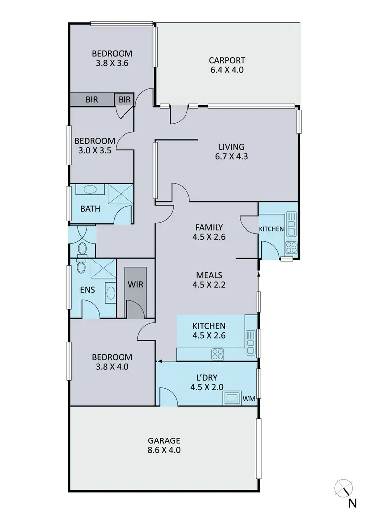 Floorplan of Homely house listing, 31 Samada Street, Notting Hill VIC 3168