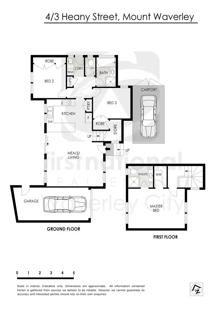 Floorplan of Homely townhouse listing, 4/3 Heany Street, Mount Waverley VIC 3149