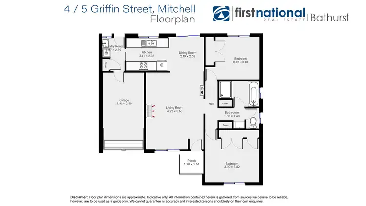 Floorplan of Homely house listing, 4/5 Griffin Street, Bathurst NSW 2795