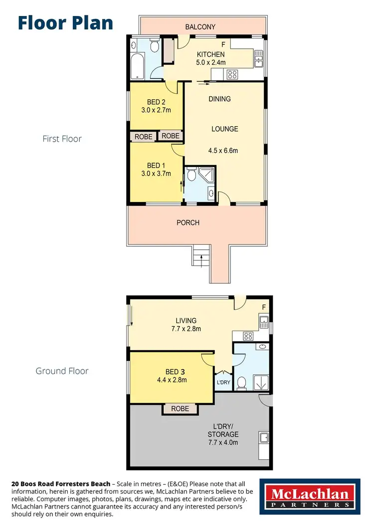 Floorplan of Homely house listing, 20 Boos Road, Forresters Beach NSW 2260