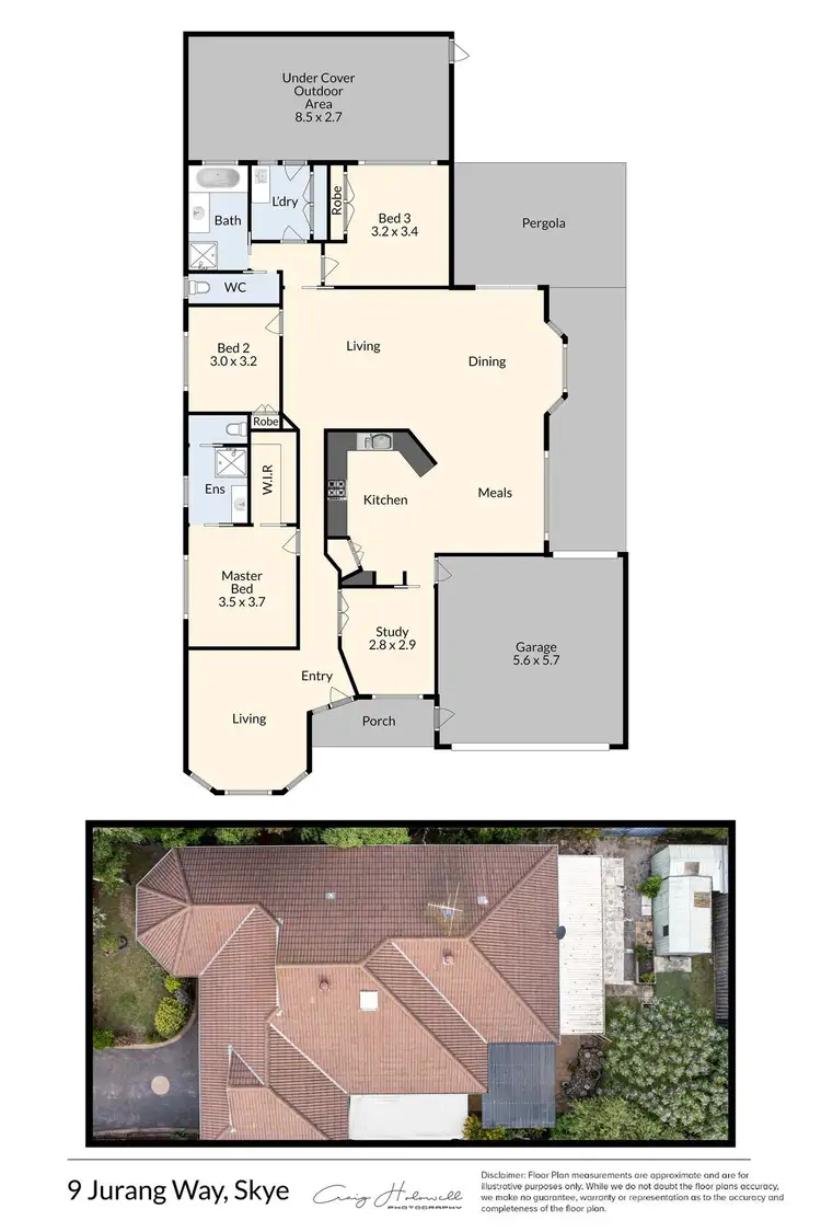 Floorplan of Homely house listing, 9 Jurang Way, Skye VIC 3977
