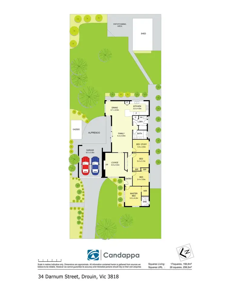 Floorplan of Homely house listing, 34 Darnum Street, Drouin VIC 3818