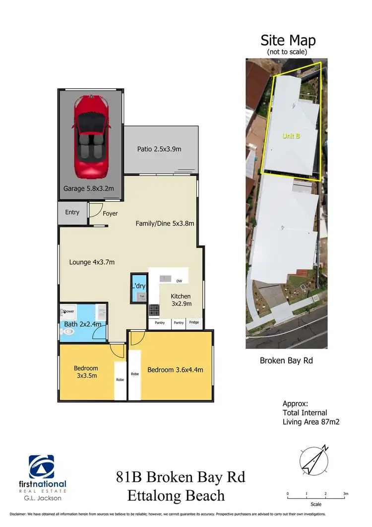 Floorplan of Homely villa listing, 81B Broken Bay Road, Ettalong Beach NSW 2257