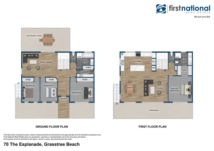 Floorplan of Homely house listing, 70 The Esplanade, Grasstree Beach QLD 4740