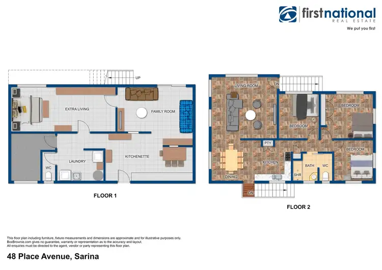 Floorplan of Homely house listing, 48 Place Avenue, Sarina QLD 4737