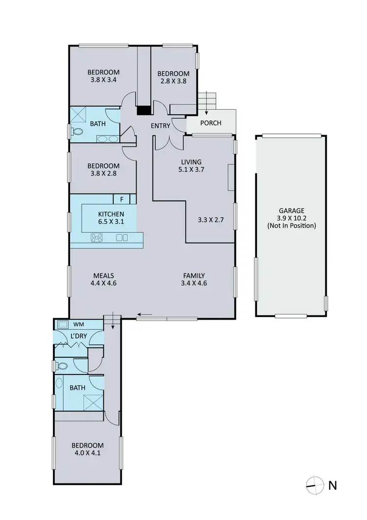 Floorplan of Homely house listing, 21 Leonie Avenue, Mount Waverley VIC 3149