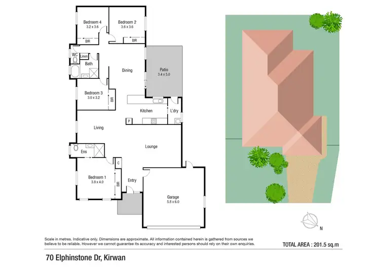 Floorplan of Homely house listing, 70 Elphinstone Drive, Kirwan QLD 4817