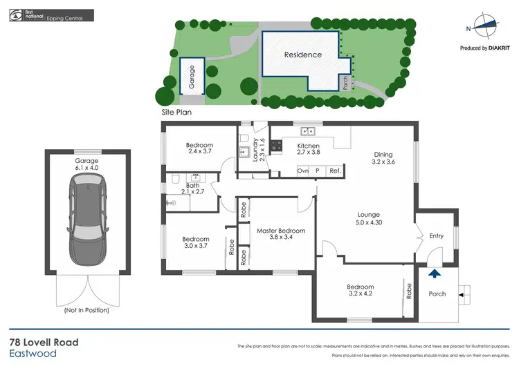 Floorplan of Homely house listing, 78 Lovell Road, Eastwood NSW 2122