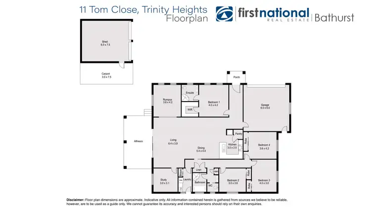Floorplan of Homely house listing, 11 Tom Close, Kelso NSW 2795