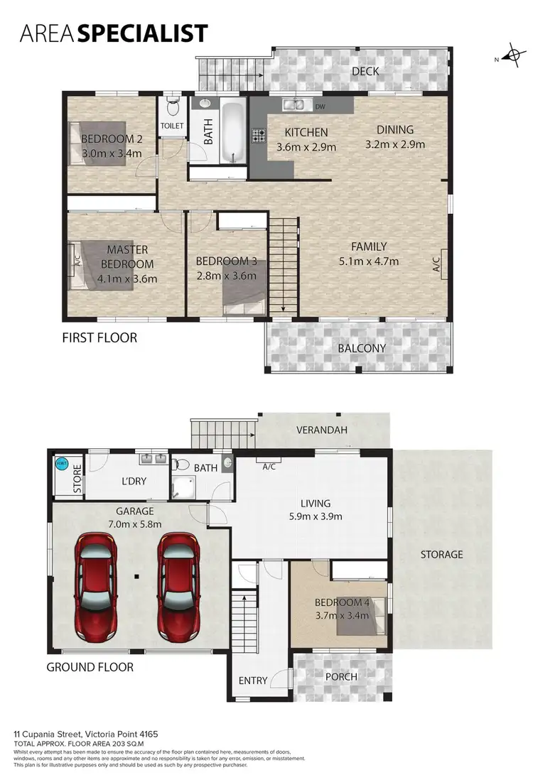 Floorplan of Homely house listing, 11 Cupania Street, Victoria Point QLD 4165