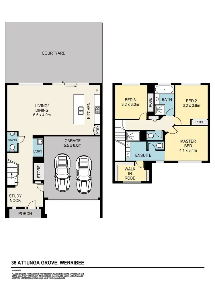Floorplan of Homely house listing, 35 Attunga Grove, Werribee VIC 3030