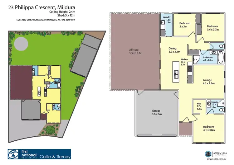 Floorplan of Homely house listing, 23 Philippa Crescent, Mildura VIC 3500