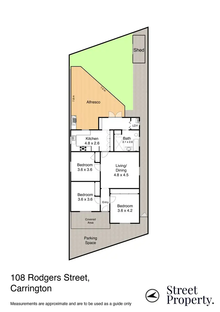 Floorplan of Homely house listing, 108 Rodgers Street, Carrington NSW 2294