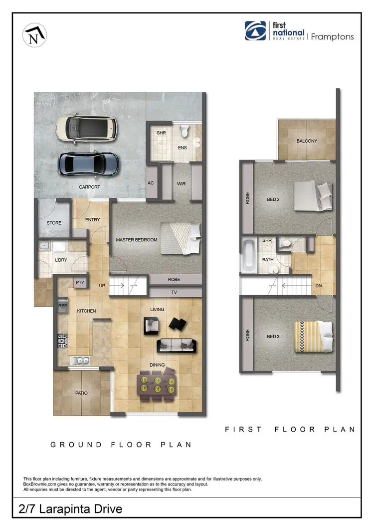 Floorplan of Homely unit listing, 2/7 Larapinta Drive, Gillen NT 870
