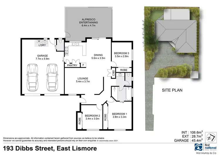 Floorplan of Homely house listing, 193 Dibbs Street, East Lismore NSW 2480
