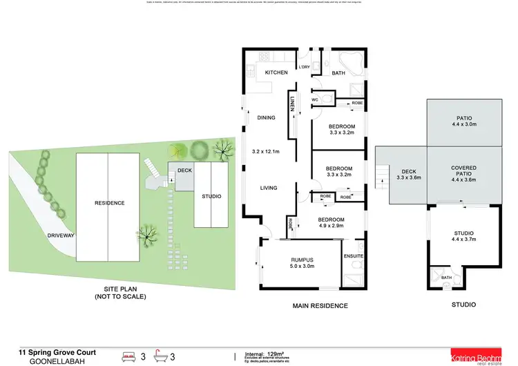 Floorplan of Homely house listing, 11 Spring Grove Court, Goonellabah NSW 2480