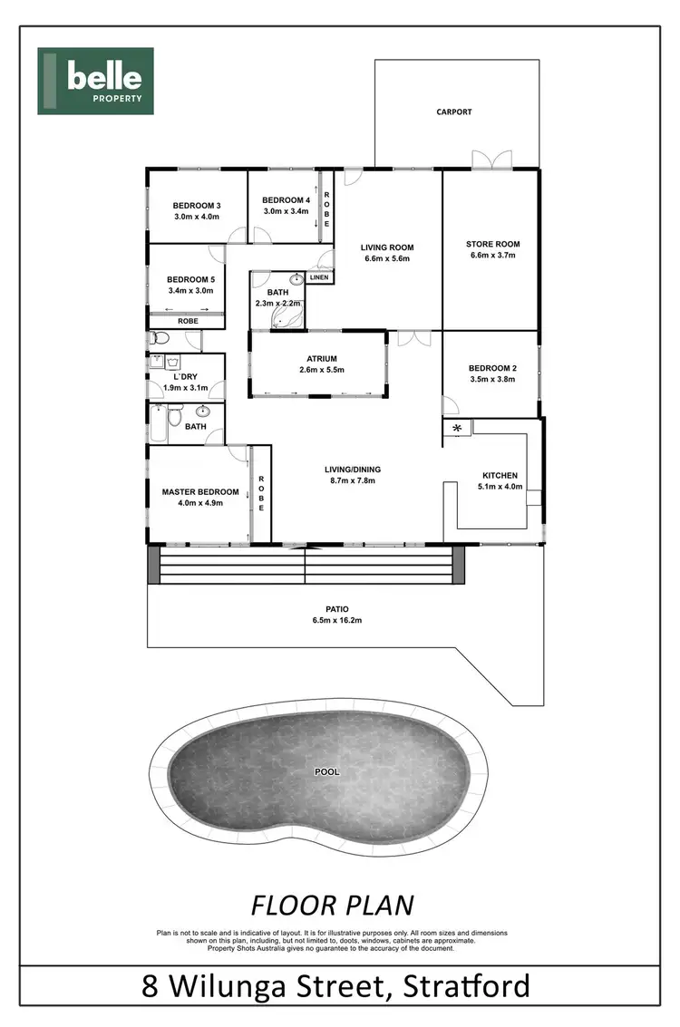 Floorplan of Homely house listing, 8 Wilunga Street, Stratford QLD 4870