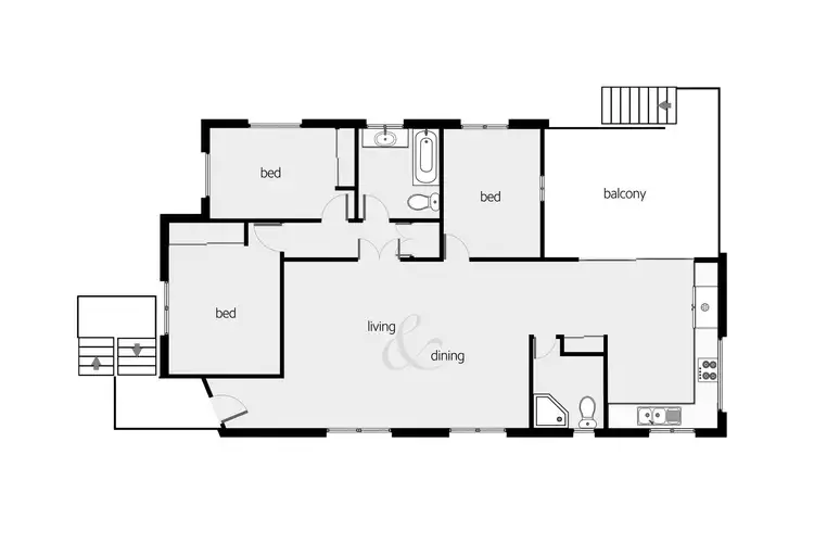 Floorplan of Homely house listing, 14 Jones Street, Westcourt QLD 4870