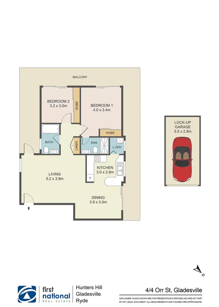 Floorplan of Homely apartment listing, 4/4 Orr Street, Gladesville NSW 2111