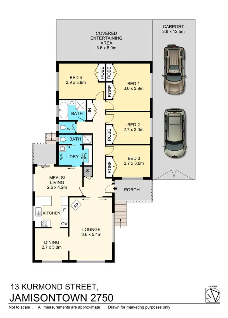 Floorplan of Homely house listing, 13 Kurmond Street, Jamisontown NSW 2750
