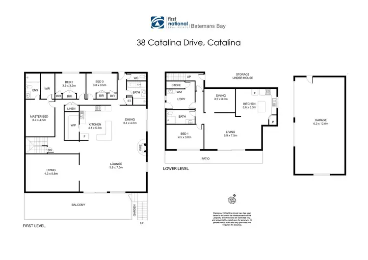 Floorplan of Homely house listing, 38 Catalina Drive, Catalina NSW 2536