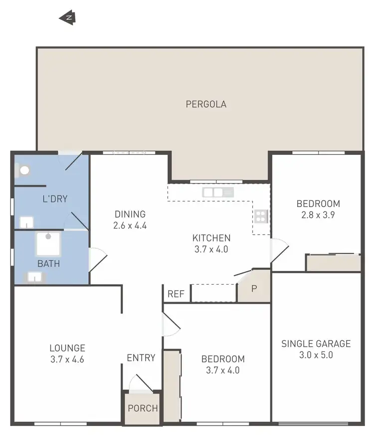 Floorplan of Homely house listing, 15 Carter Crescent, Werribee VIC 3030