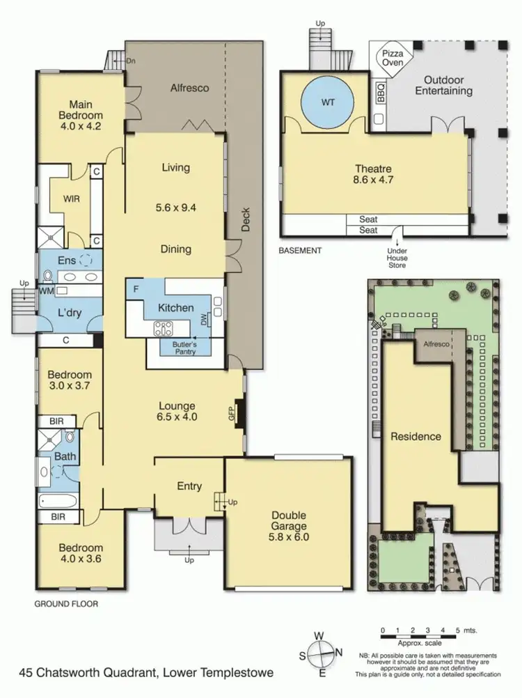 Floorplan of Homely house listing, 45 Chatsworth Quadrant, Templestowe Lower VIC 3107