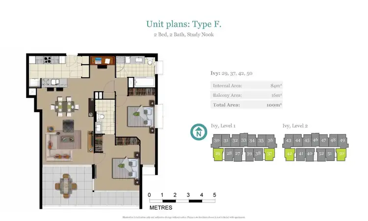 Floorplan of Homely unit listing, 42/390 Simpsons Road, Bardon QLD 4065