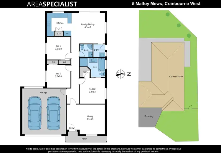Floorplan of Homely house listing, 5 Malfoy Mews, Cranbourne West VIC 3977